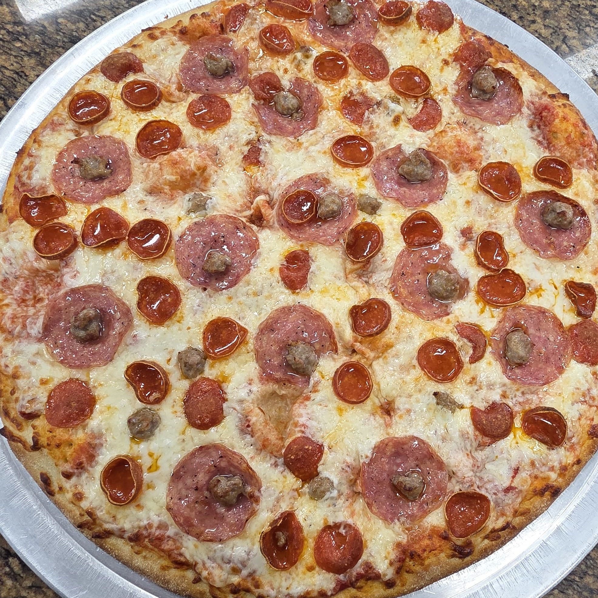 Small Meat Marvel Pizza.