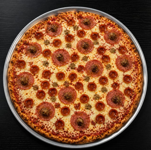 Small Meat Marvel Pizza.