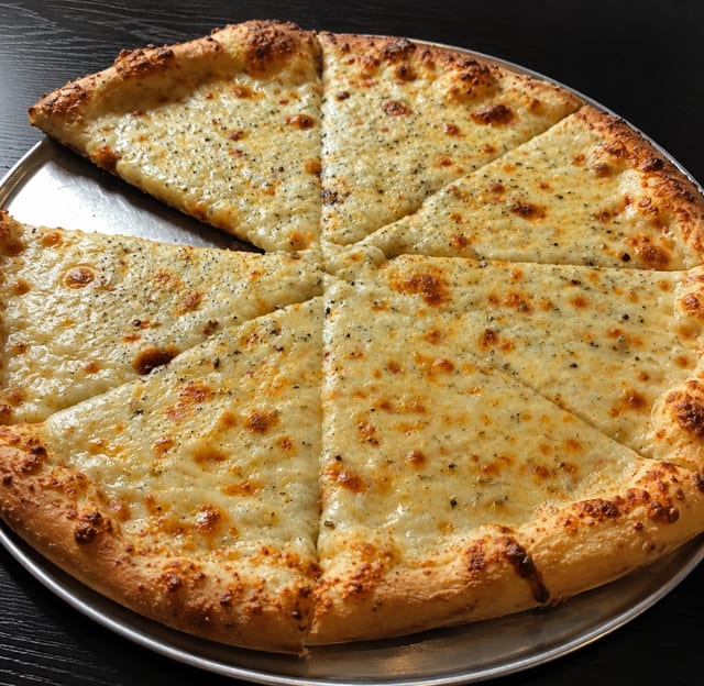 Small El Blanco Pizza.