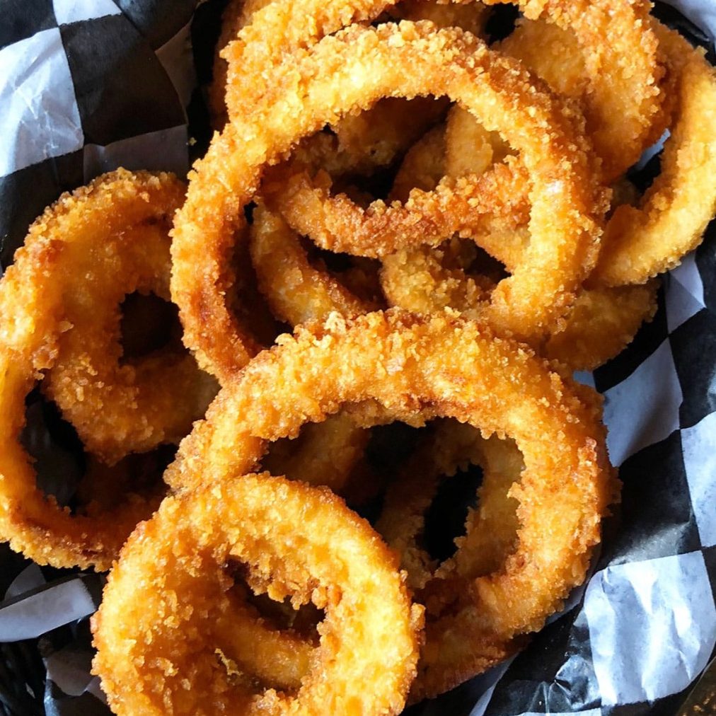 Beer Batter Onion Rings.