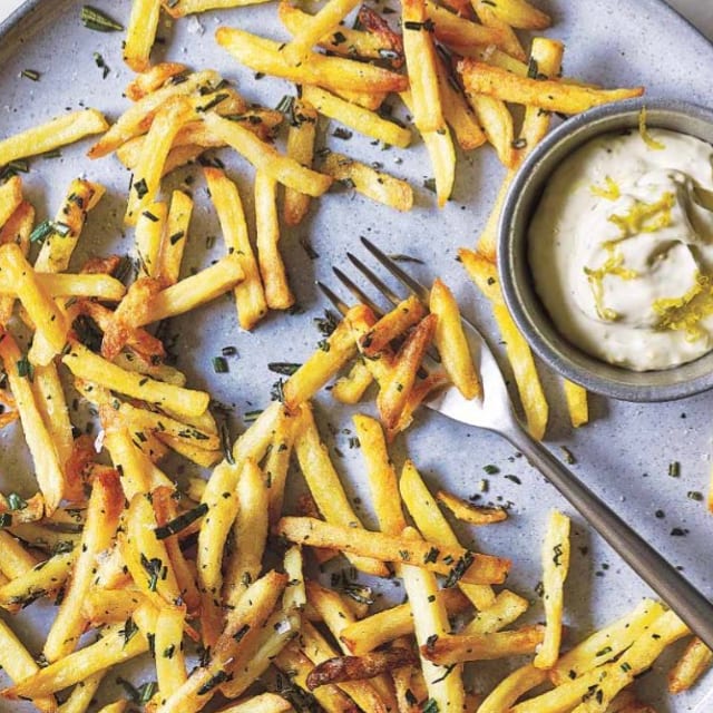Garlic Rosemary Fries.